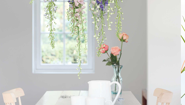 Uitgaan van paneel Appartement DIY bloemen • Huis Bouwen